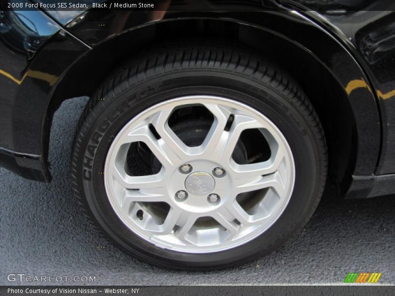 Black / Medium Stone 2008 Ford Focus SES Sedan