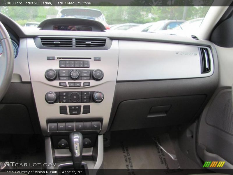 Black / Medium Stone 2008 Ford Focus SES Sedan