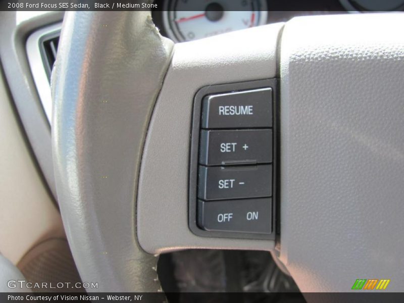 Black / Medium Stone 2008 Ford Focus SES Sedan