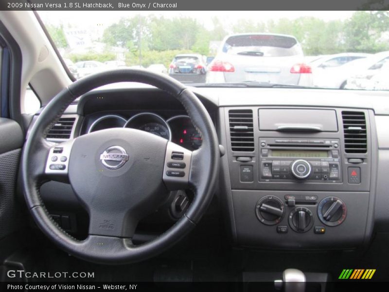 Blue Onyx / Charcoal 2009 Nissan Versa 1.8 SL Hatchback