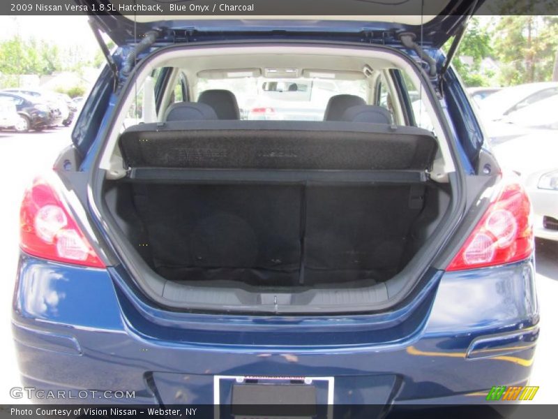 Blue Onyx / Charcoal 2009 Nissan Versa 1.8 SL Hatchback
