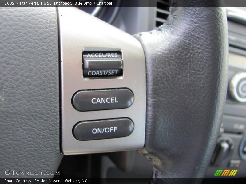 Blue Onyx / Charcoal 2009 Nissan Versa 1.8 SL Hatchback