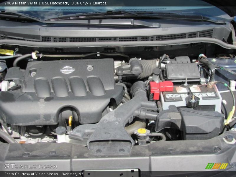 Blue Onyx / Charcoal 2009 Nissan Versa 1.8 SL Hatchback