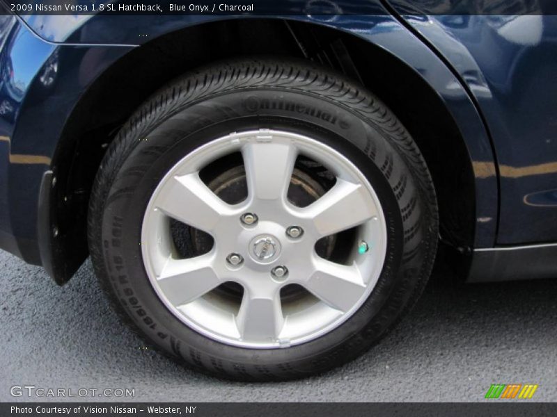 Blue Onyx / Charcoal 2009 Nissan Versa 1.8 SL Hatchback