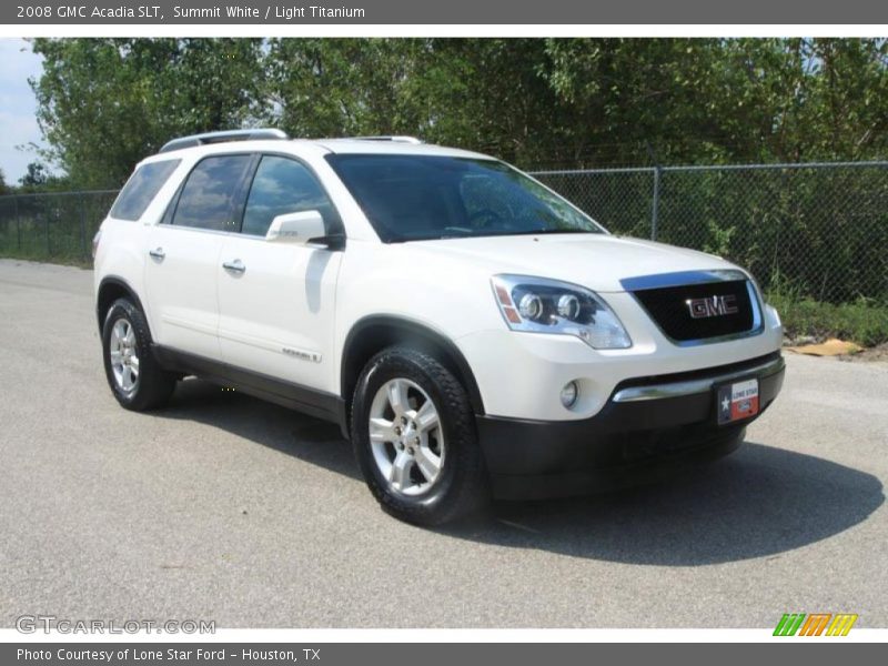 Summit White / Light Titanium 2008 GMC Acadia SLT