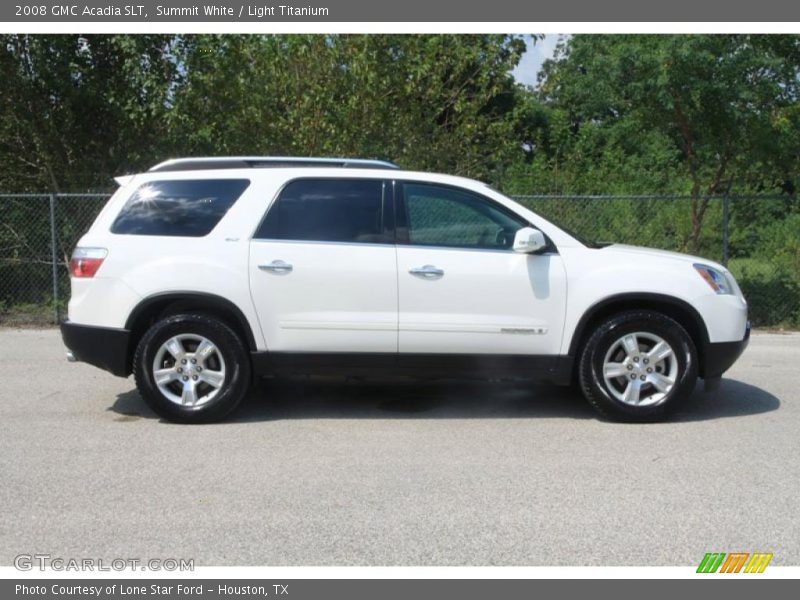 Summit White / Light Titanium 2008 GMC Acadia SLT