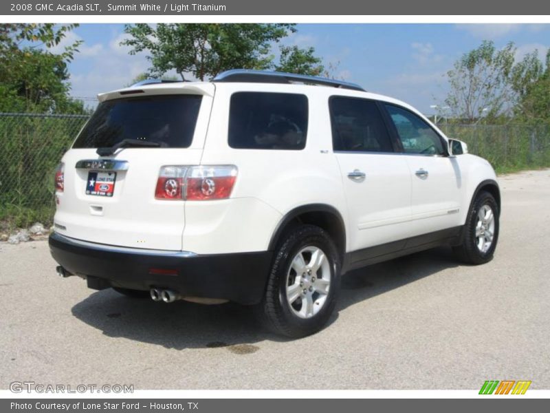 Summit White / Light Titanium 2008 GMC Acadia SLT