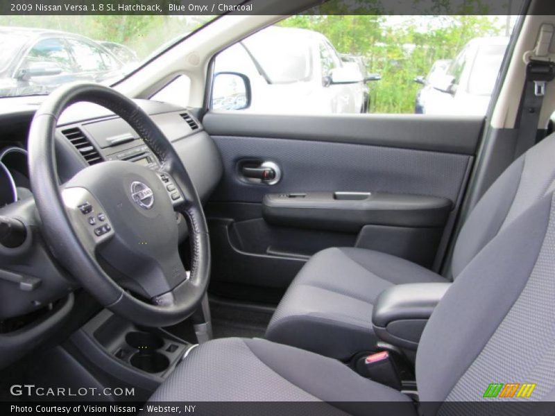 Blue Onyx / Charcoal 2009 Nissan Versa 1.8 SL Hatchback