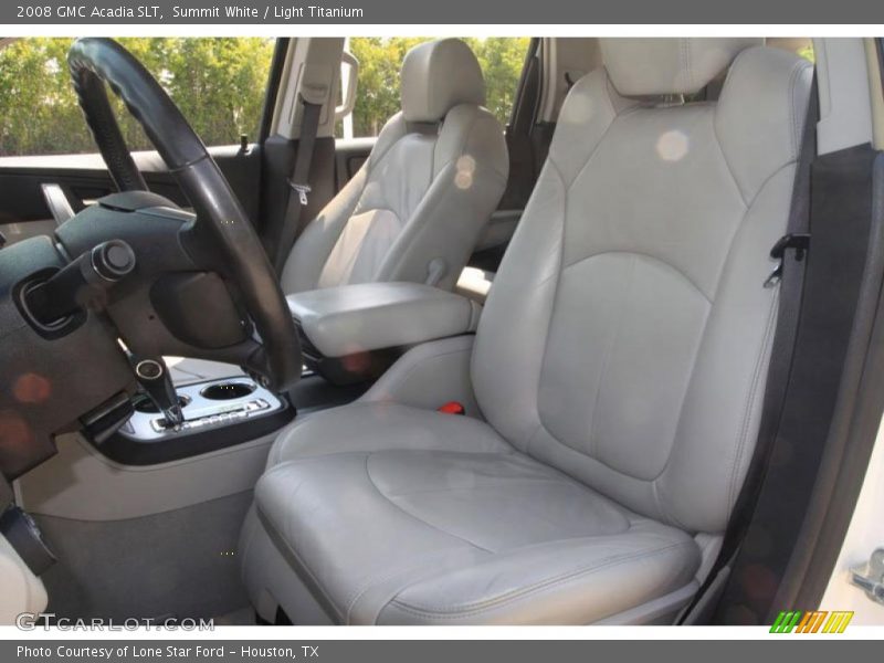Summit White / Light Titanium 2008 GMC Acadia SLT