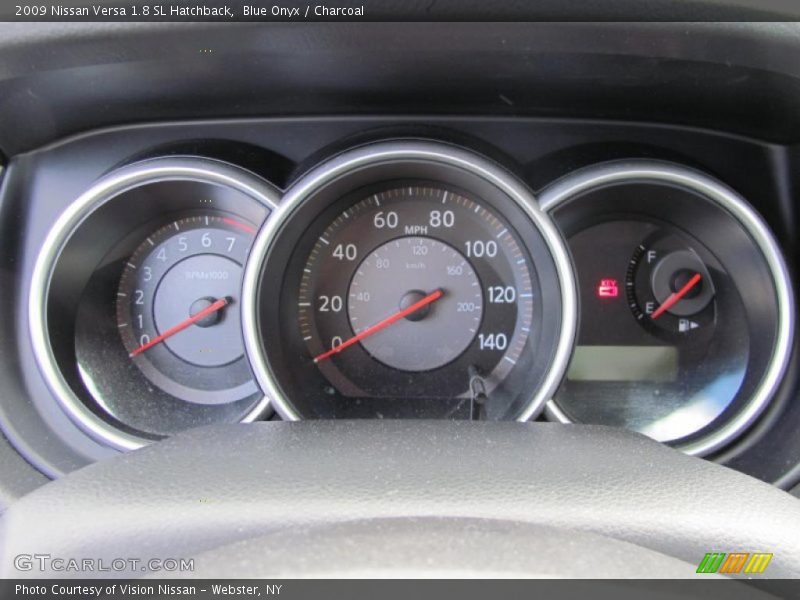 Blue Onyx / Charcoal 2009 Nissan Versa 1.8 SL Hatchback