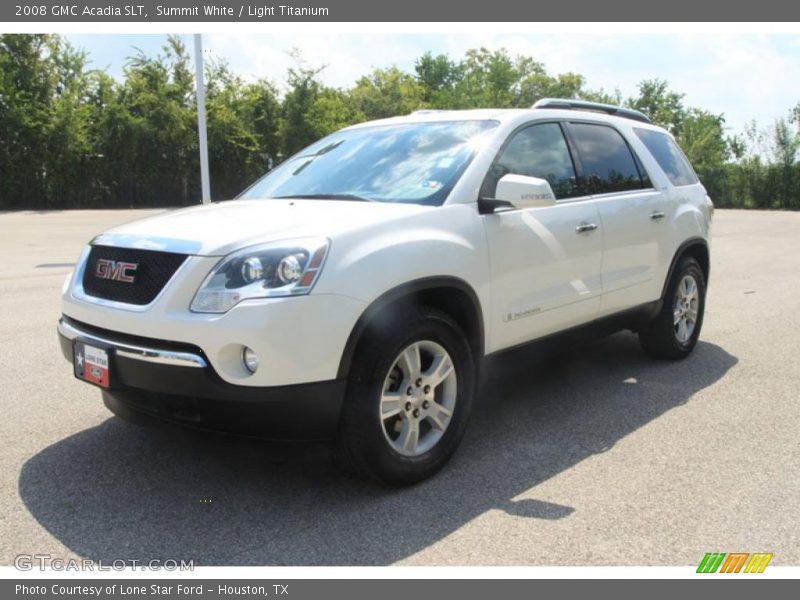 Summit White / Light Titanium 2008 GMC Acadia SLT
