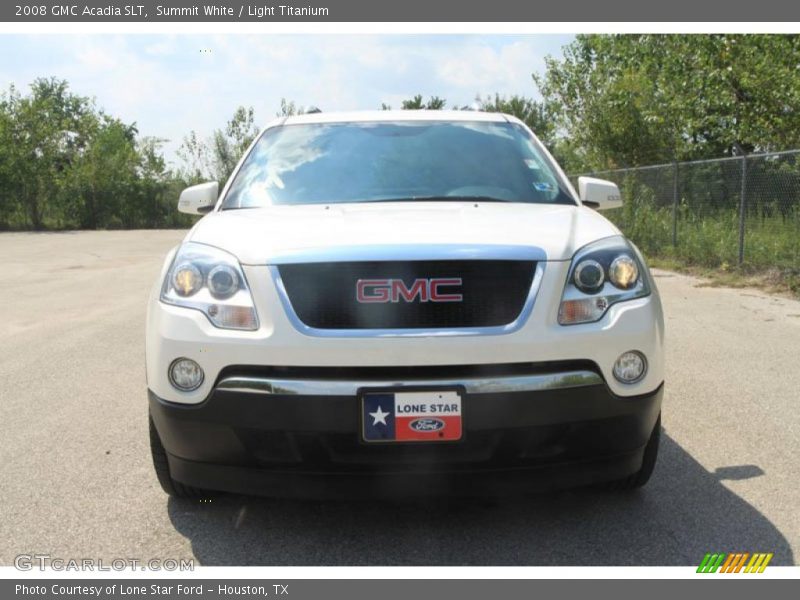 Summit White / Light Titanium 2008 GMC Acadia SLT