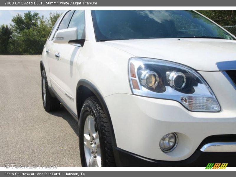 Summit White / Light Titanium 2008 GMC Acadia SLT