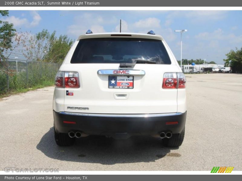 Summit White / Light Titanium 2008 GMC Acadia SLT