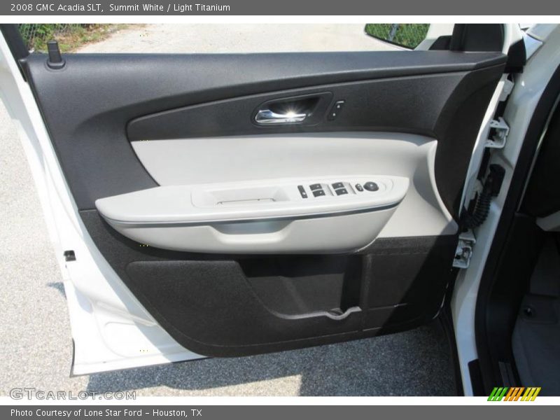 Summit White / Light Titanium 2008 GMC Acadia SLT
