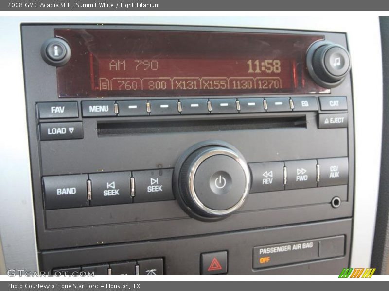 Summit White / Light Titanium 2008 GMC Acadia SLT