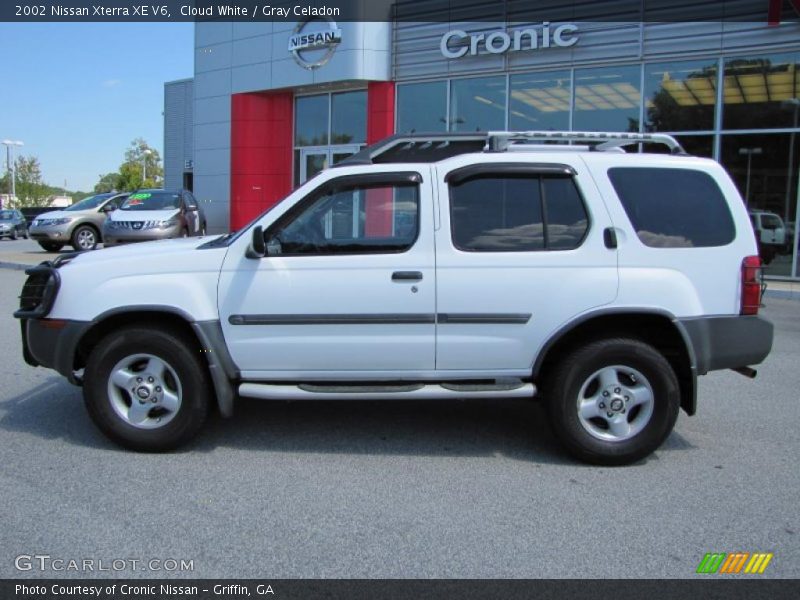 Cloud White / Gray Celadon 2002 Nissan Xterra XE V6