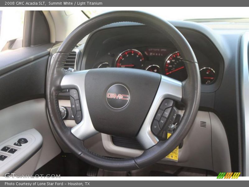 Summit White / Light Titanium 2008 GMC Acadia SLT