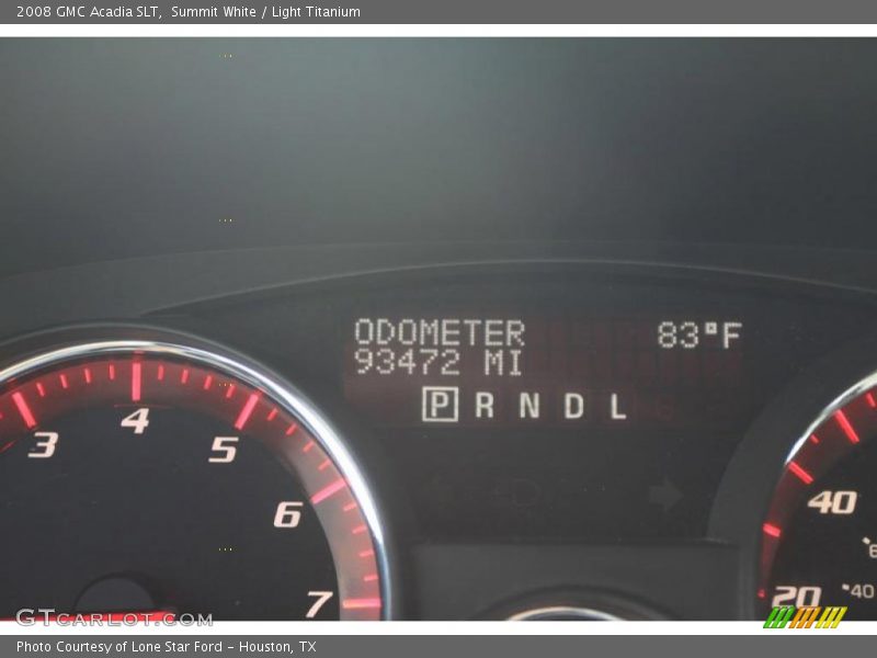 Summit White / Light Titanium 2008 GMC Acadia SLT