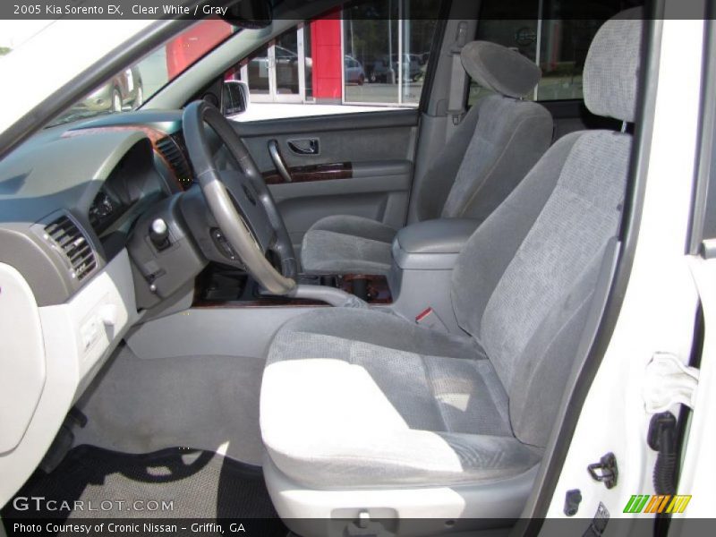 Clear White / Gray 2005 Kia Sorento EX