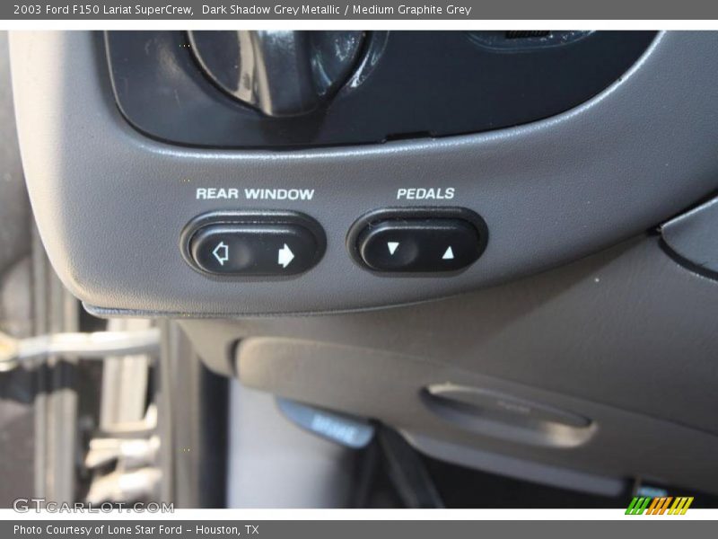 Dark Shadow Grey Metallic / Medium Graphite Grey 2003 Ford F150 Lariat SuperCrew