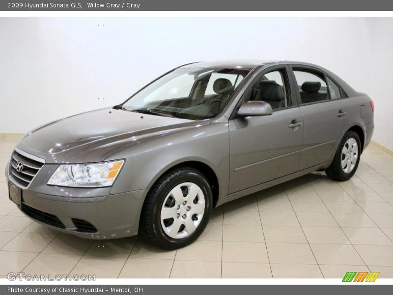 Willow Gray / Gray 2009 Hyundai Sonata GLS