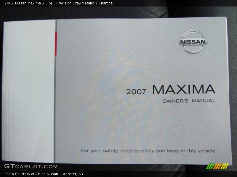 Precision Gray Metallic / Charcoal 2007 Nissan Maxima 3.5 SL