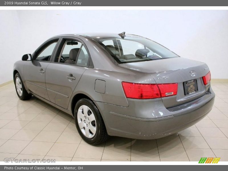 Willow Gray / Gray 2009 Hyundai Sonata GLS