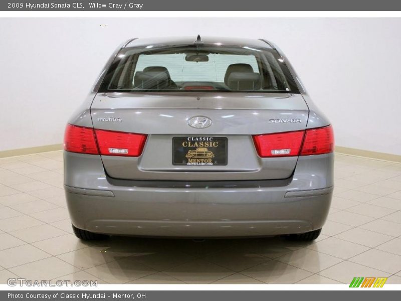 Willow Gray / Gray 2009 Hyundai Sonata GLS