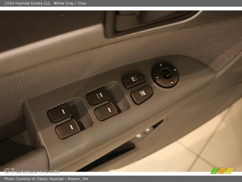 Willow Gray / Gray 2009 Hyundai Sonata GLS