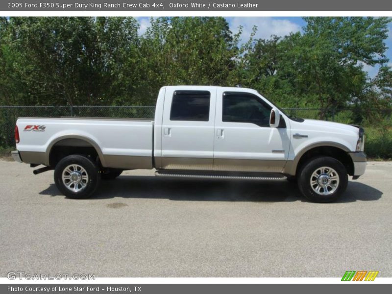Oxford White / Castano Leather 2005 Ford F350 Super Duty King Ranch Crew Cab 4x4
