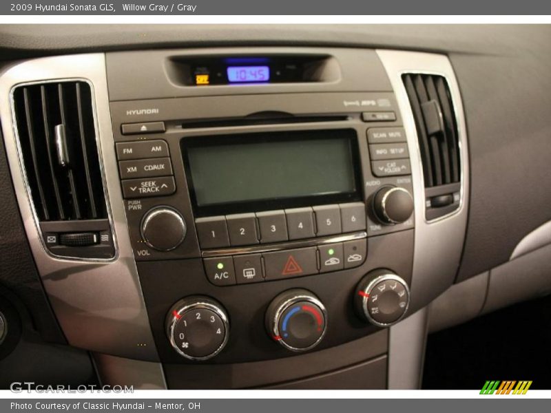Willow Gray / Gray 2009 Hyundai Sonata GLS