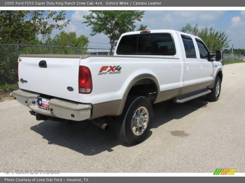 Oxford White / Castano Leather 2005 Ford F350 Super Duty King Ranch Crew Cab 4x4
