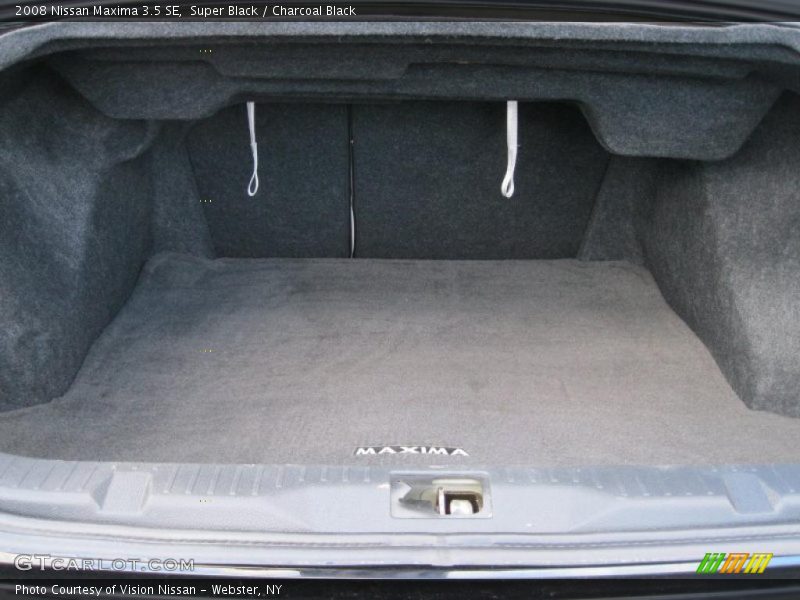 Super Black / Charcoal Black 2008 Nissan Maxima 3.5 SE