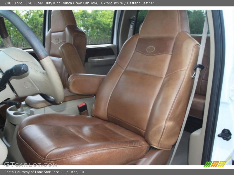 Oxford White / Castano Leather 2005 Ford F350 Super Duty King Ranch Crew Cab 4x4