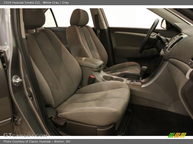 Willow Gray / Gray 2009 Hyundai Sonata GLS