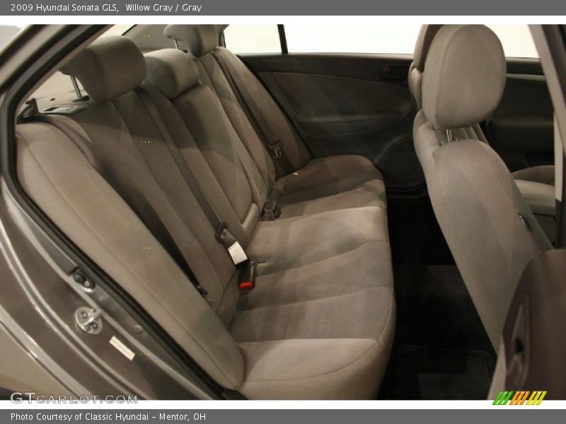 Willow Gray / Gray 2009 Hyundai Sonata GLS