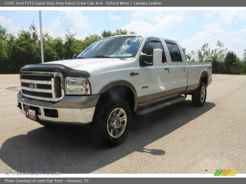 Oxford White / Castano Leather 2005 Ford F350 Super Duty King Ranch Crew Cab 4x4