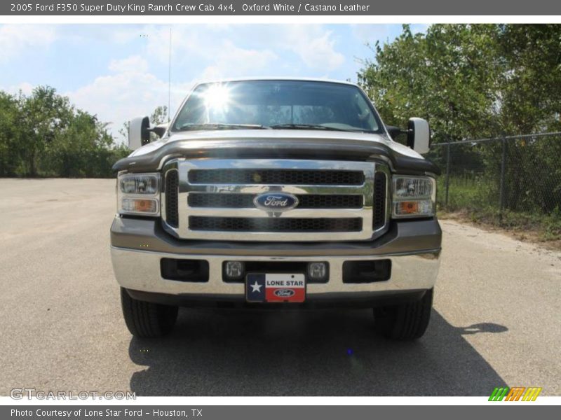 Oxford White / Castano Leather 2005 Ford F350 Super Duty King Ranch Crew Cab 4x4