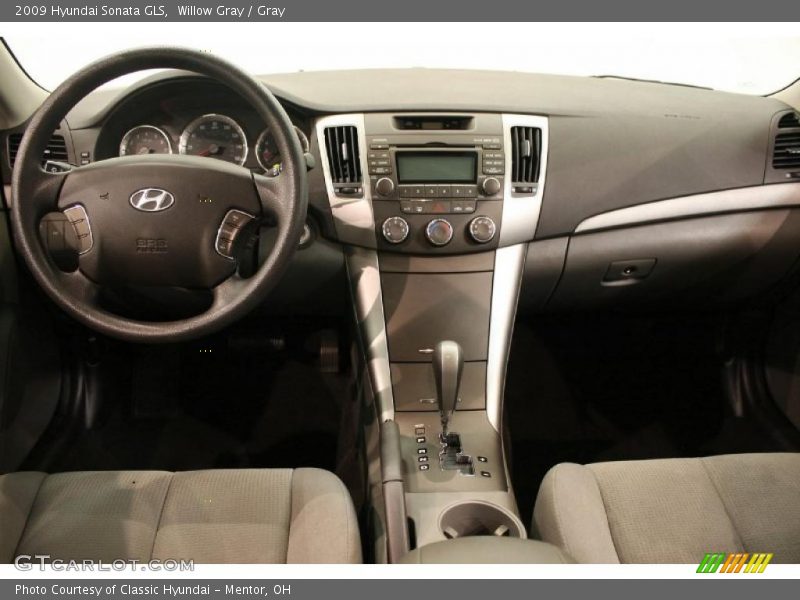 Willow Gray / Gray 2009 Hyundai Sonata GLS