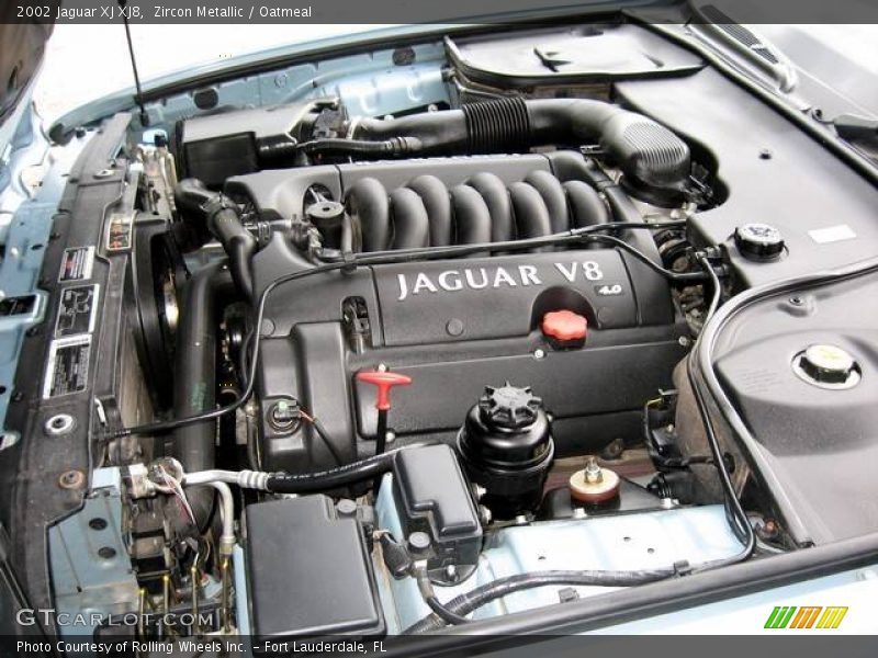 Zircon Metallic / Oatmeal 2002 Jaguar XJ XJ8
