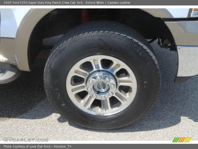 Oxford White / Castano Leather 2005 Ford F350 Super Duty King Ranch Crew Cab 4x4
