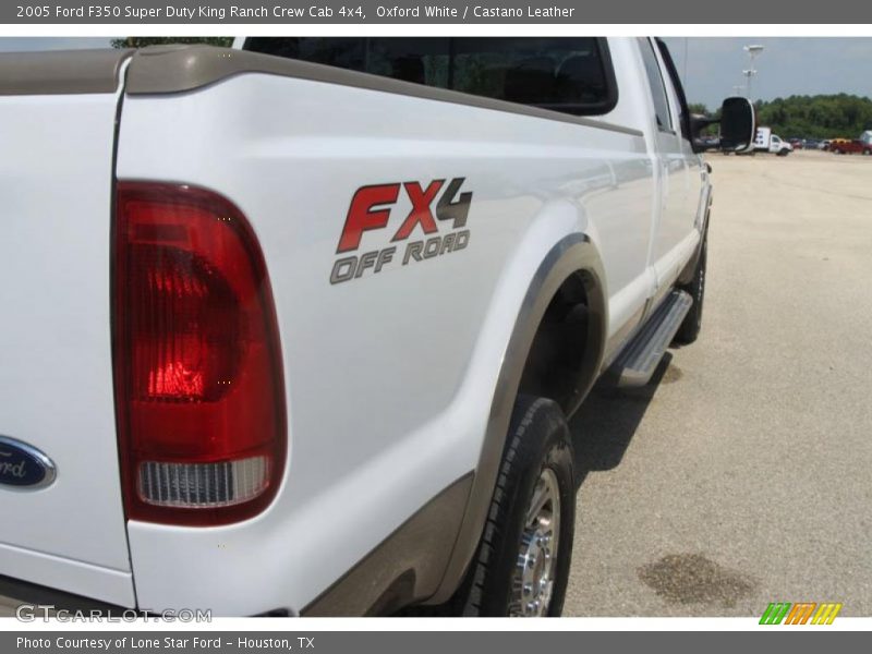 Oxford White / Castano Leather 2005 Ford F350 Super Duty King Ranch Crew Cab 4x4