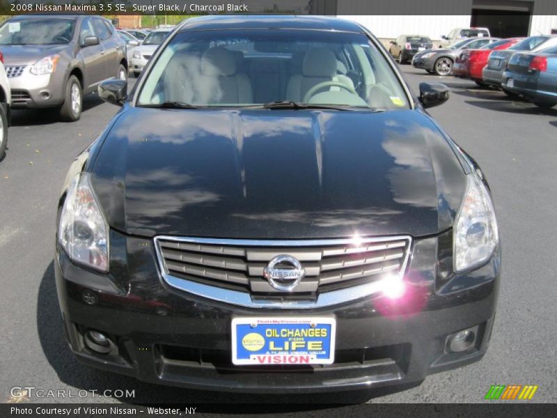 Super Black / Charcoal Black 2008 Nissan Maxima 3.5 SE