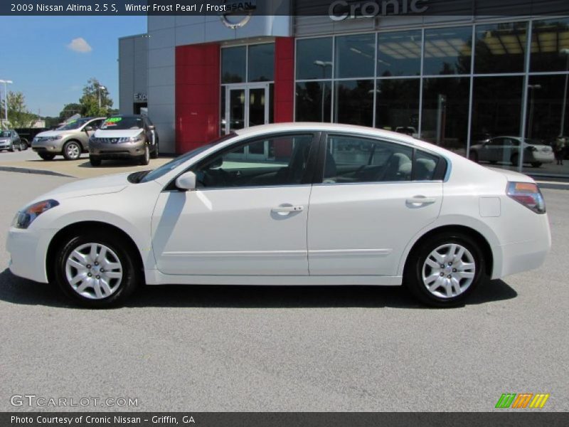 Winter Frost Pearl / Frost 2009 Nissan Altima 2.5 S