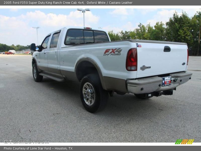 Oxford White / Castano Leather 2005 Ford F350 Super Duty King Ranch Crew Cab 4x4
