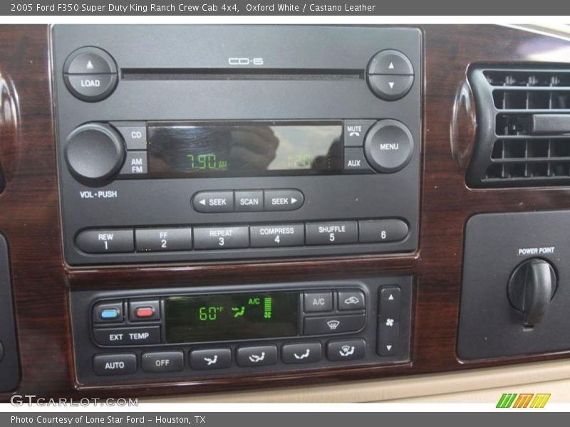 Oxford White / Castano Leather 2005 Ford F350 Super Duty King Ranch Crew Cab 4x4
