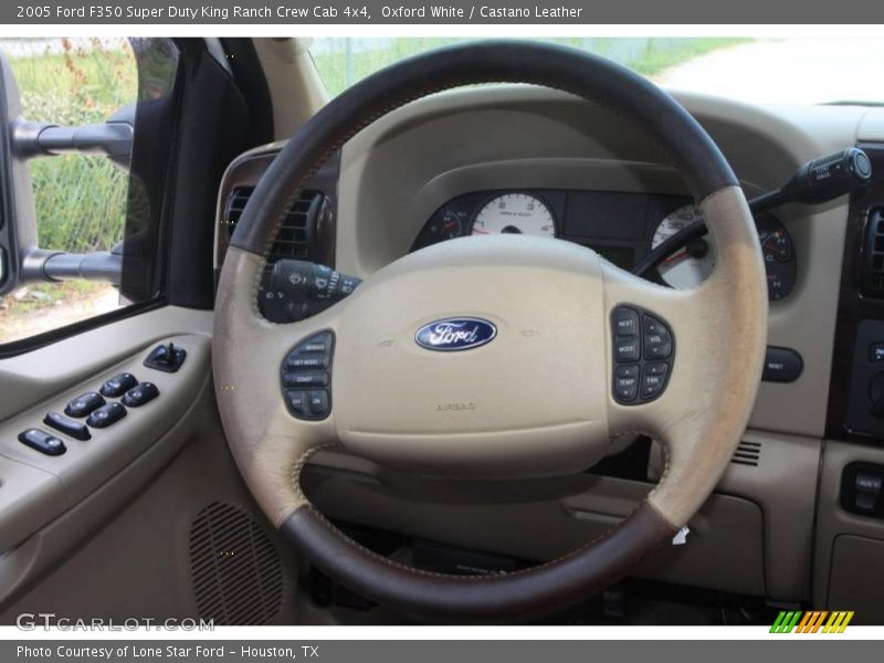Oxford White / Castano Leather 2005 Ford F350 Super Duty King Ranch Crew Cab 4x4