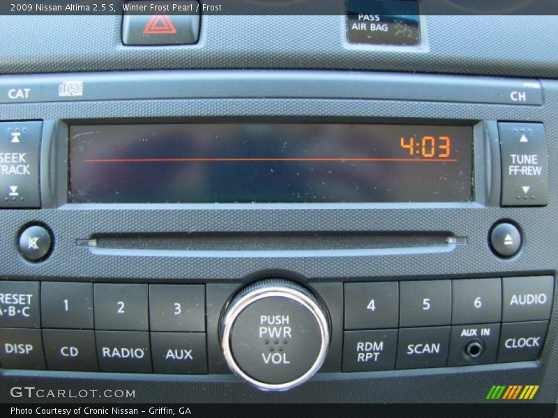 Winter Frost Pearl / Frost 2009 Nissan Altima 2.5 S