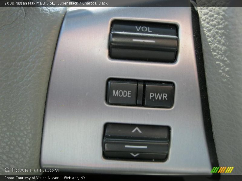 Super Black / Charcoal Black 2008 Nissan Maxima 3.5 SE